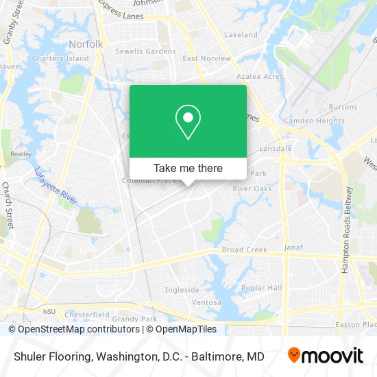 Mapa de Shuler Flooring