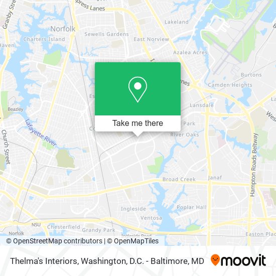Thelma's Interiors map