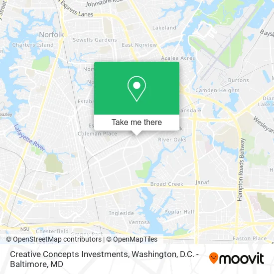 Creative Concepts Investments map