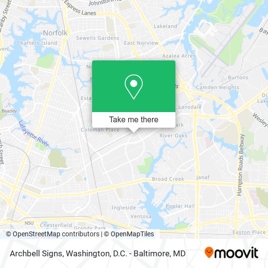 Archbell Signs map