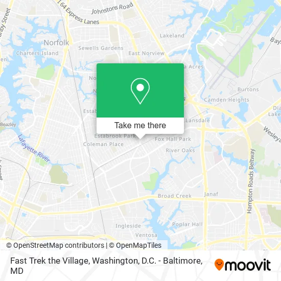 Fast Trek the Village map