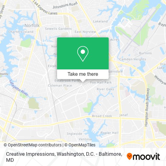 Creative Impressions map