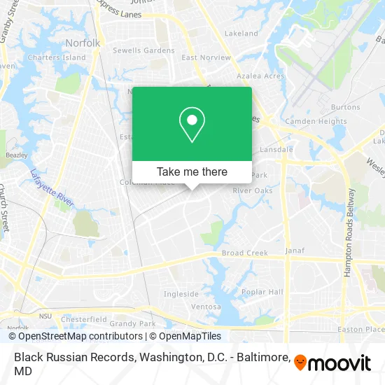 Mapa de Black Russian Records