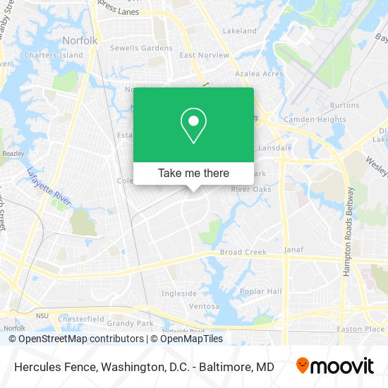 Hercules Fence map
