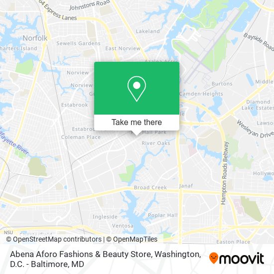 Mapa de Abena Aforo Fashions & Beauty Store