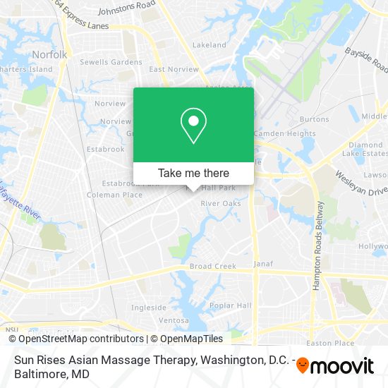 Mapa de Sun Rises Asian Massage Therapy