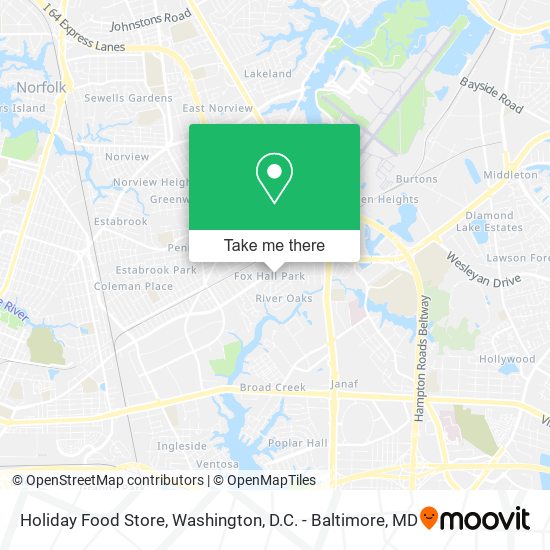 Holiday Food Store map