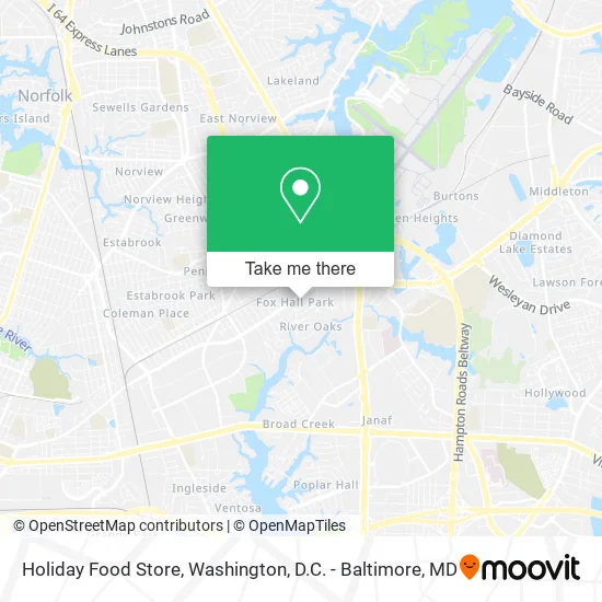 Holiday Food Store map