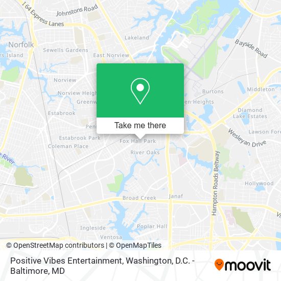 Positive Vibes Entertainment map