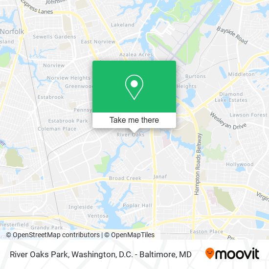 River Oaks Park map