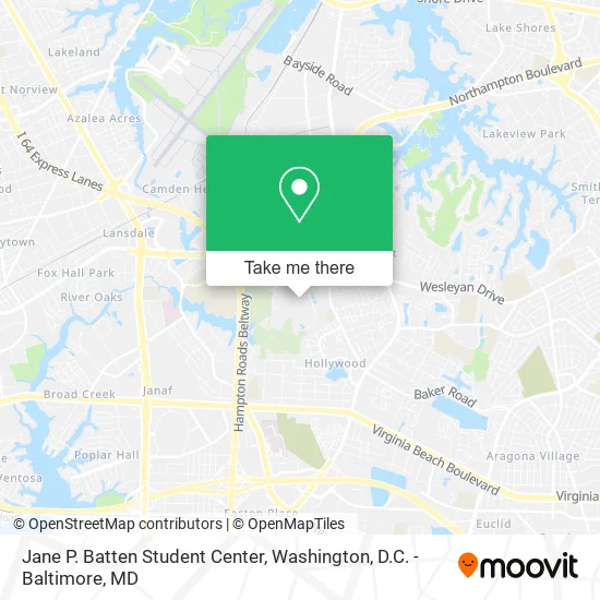 Jane P. Batten Student Center map