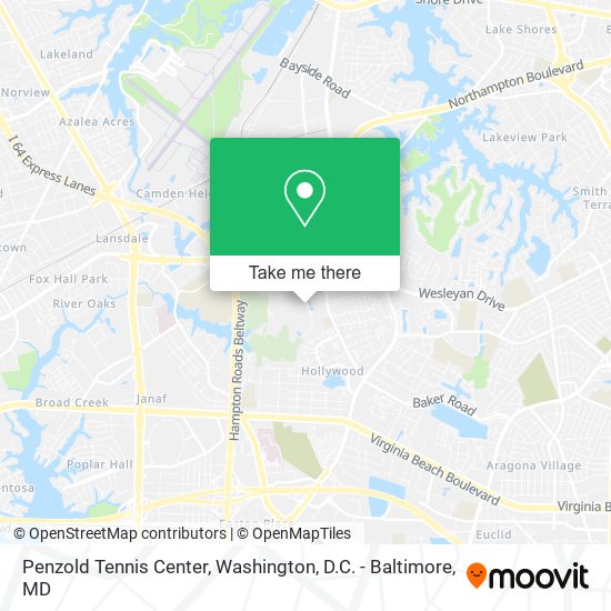 Mapa de Penzold Tennis Center