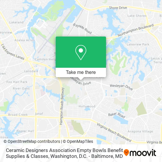 Ceramic Designers Association Empty Bowls Benefit Supplies & Classes map