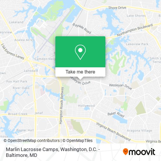 Mapa de Marlin Lacrosse Camps