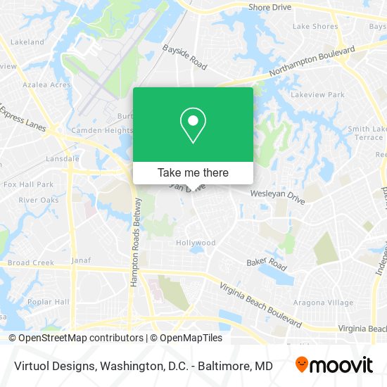 Virtuol Designs map