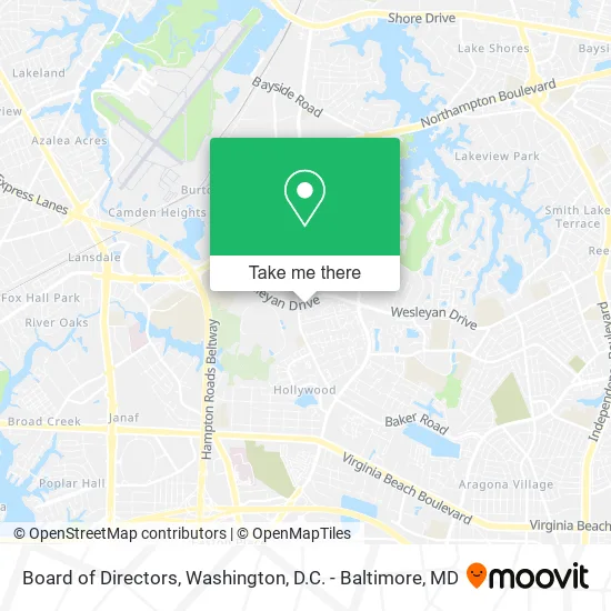 Board of Directors map