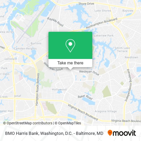 BMO Harris Bank map