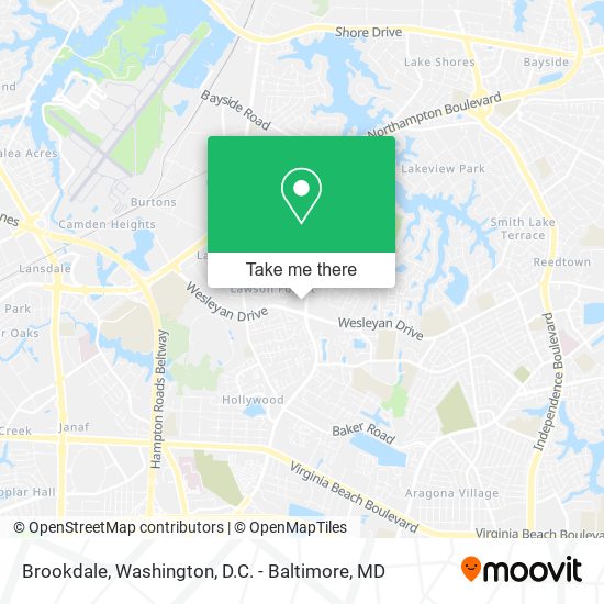 Brookdale map