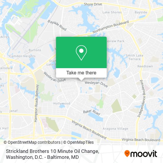 Strickland Brothers 10 Minute Oil Change map