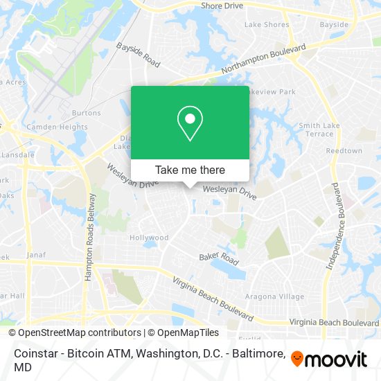 Coinstar - Bitcoin ATM map