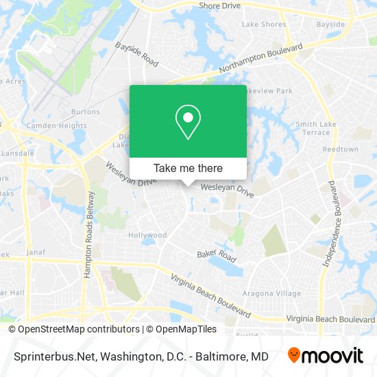 Mapa de Sprinterbus.Net