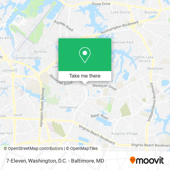 Mapa de 7-Eleven