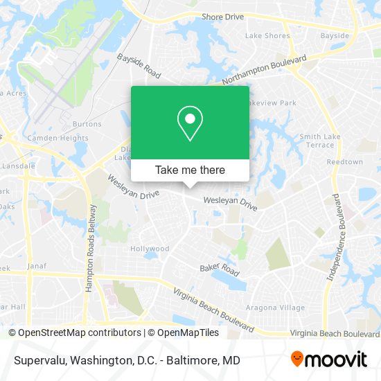 Supervalu map