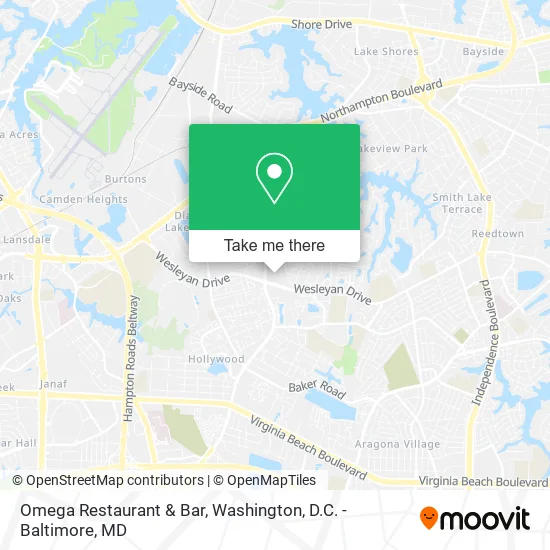 Omega Restaurant & Bar map