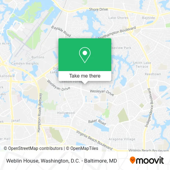 Weblin House map