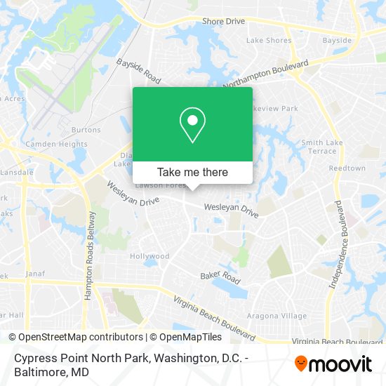 Mapa de Cypress Point North Park