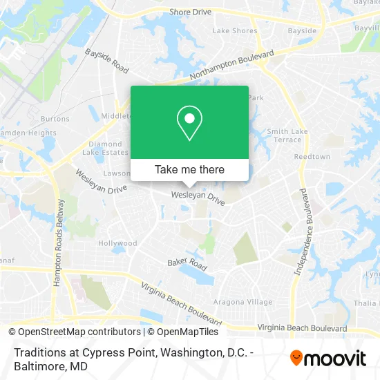 Traditions at Cypress Point map