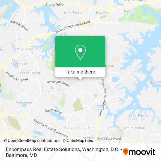 Encompass Real Estate Solutions map