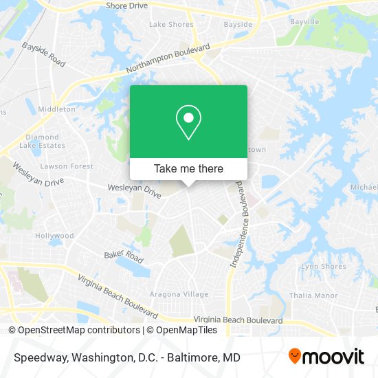 Speedway map