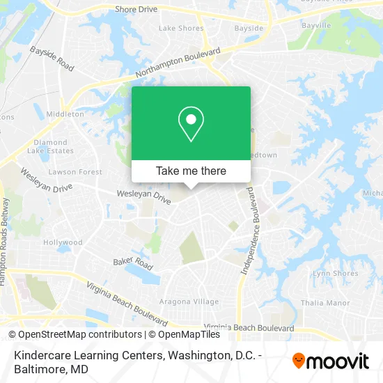 Mapa de Kindercare Learning Centers