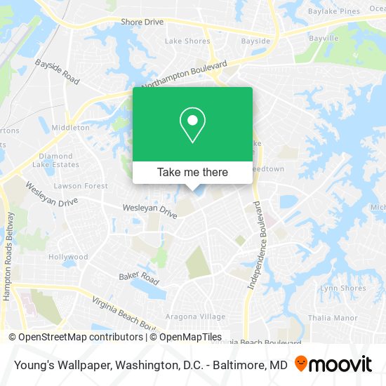 Young's Wallpaper map