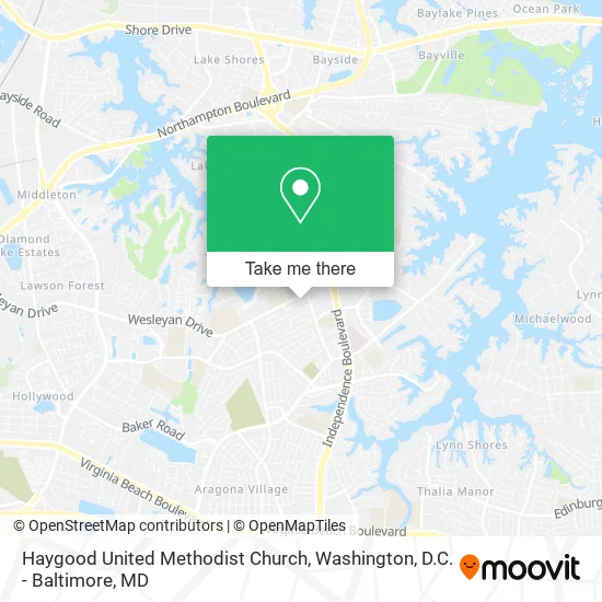 Haygood United Methodist Church map