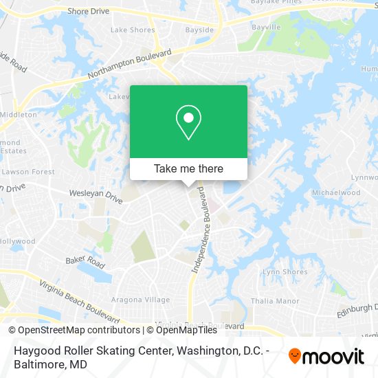 Mapa de Haygood Roller Skating Center