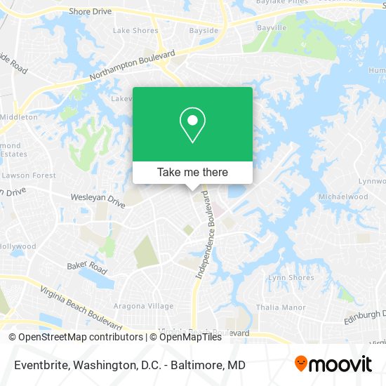 Eventbrite map