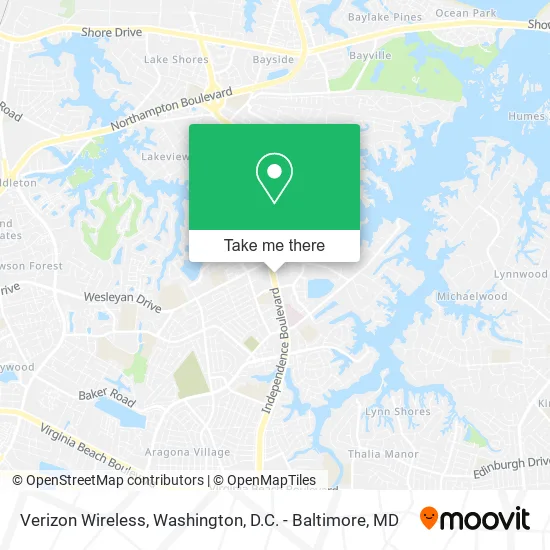 Verizon Wireless map