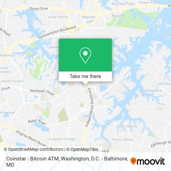 Coinstar - Bitcoin ATM map