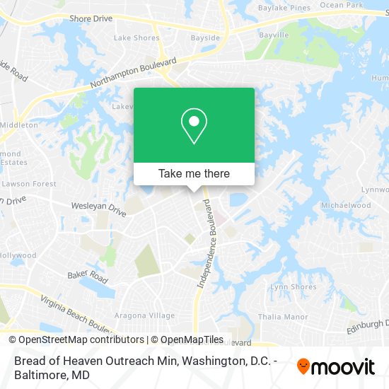 Bread of Heaven Outreach Min map