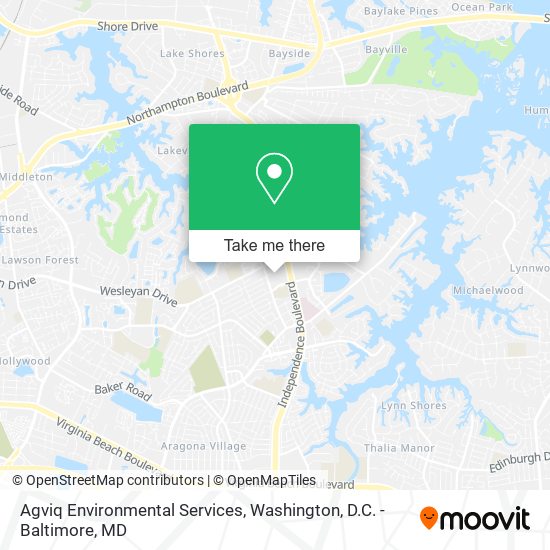 Agviq Environmental Services map