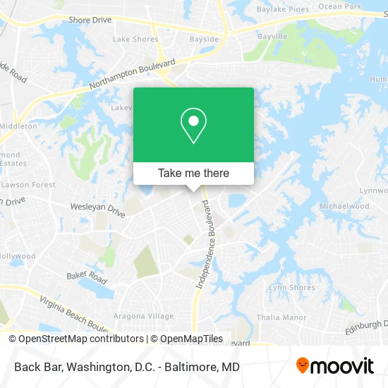 Back Bar map