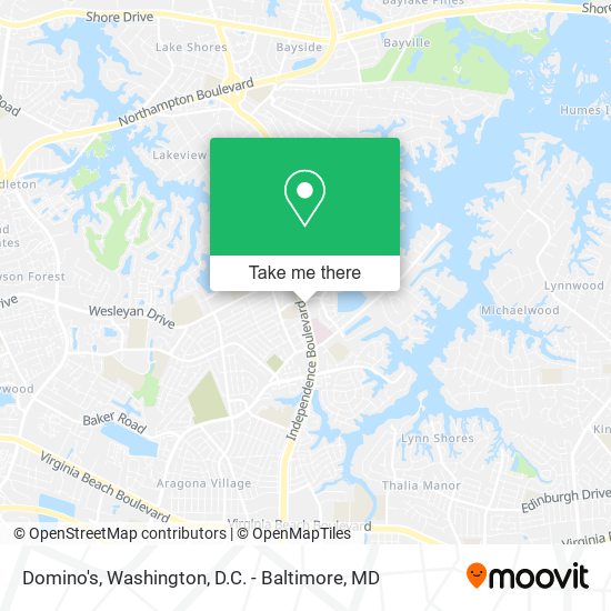 Domino's map