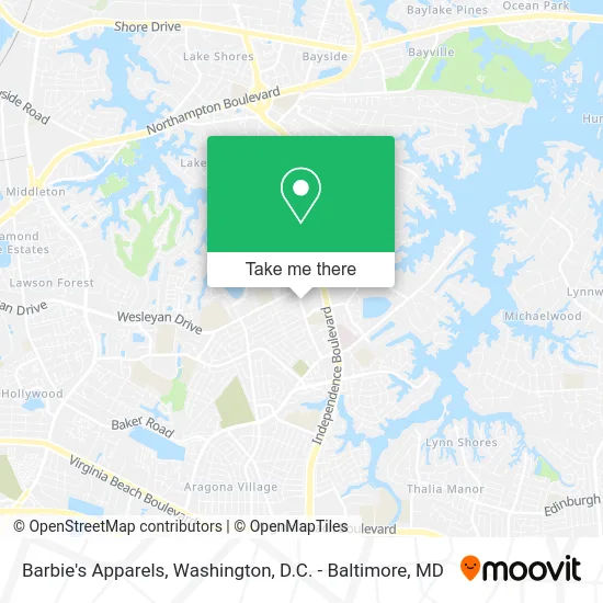 Barbie's Apparels map