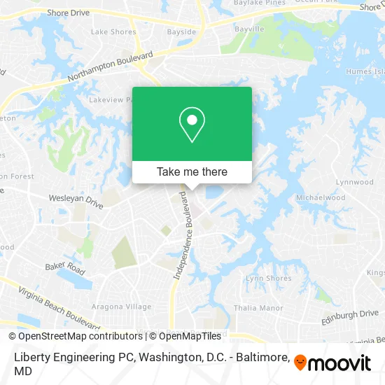 Liberty Engineering PC map