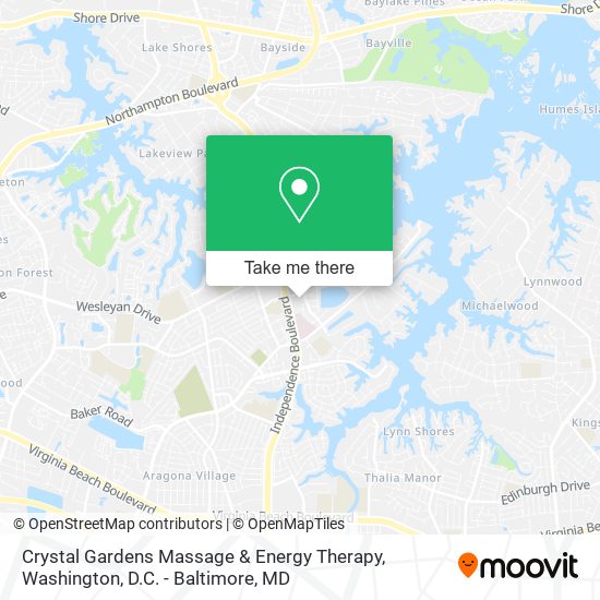 Crystal Gardens Massage & Energy Therapy map