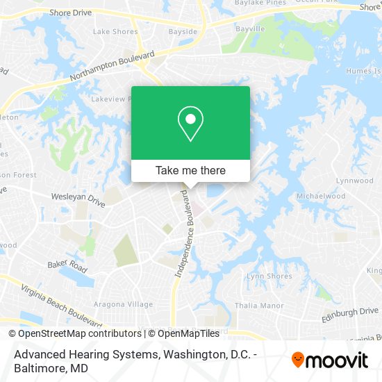 Advanced Hearing Systems map