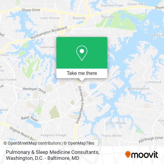 Pulmonary & Sleep Medicine Consultants map