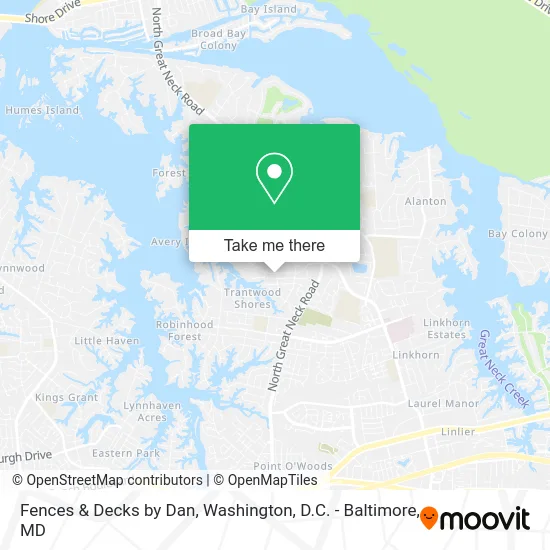 Fences & Decks by Dan map